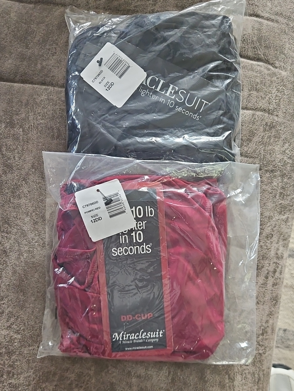 2 NWT Miraclesuit Regatta Swimsuits 12DD